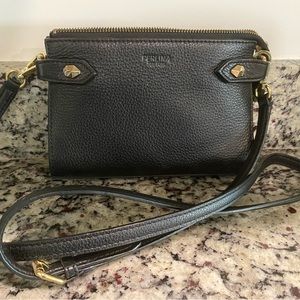 Perlina crossbody leather bag